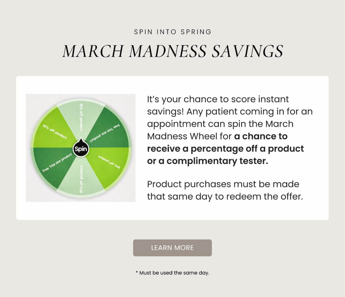 March madness savings
