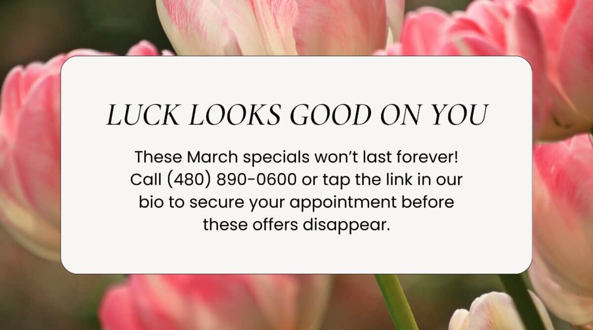 Luck looks good on you