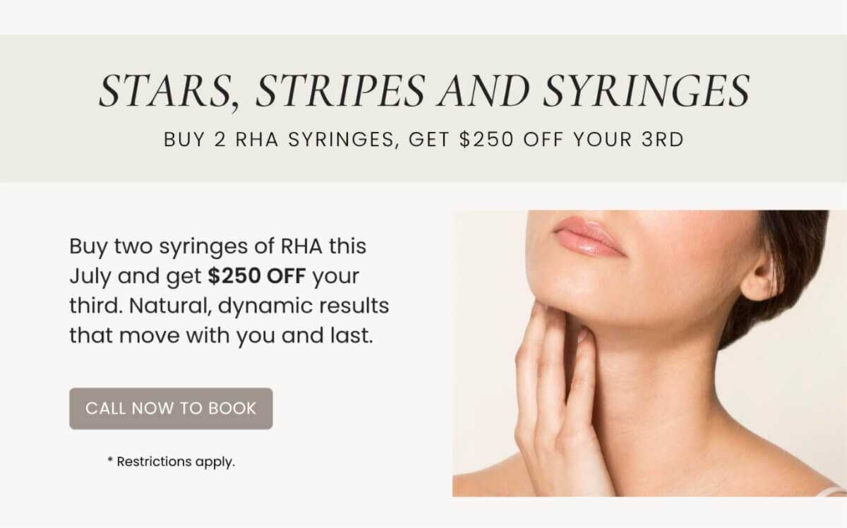 Stars, Stripes And Syringes Buy 2 Rha Syringes, Get $250 Off Your 3rd