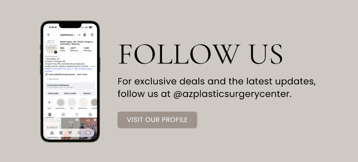 Follow us @azplasticsurgerycenter