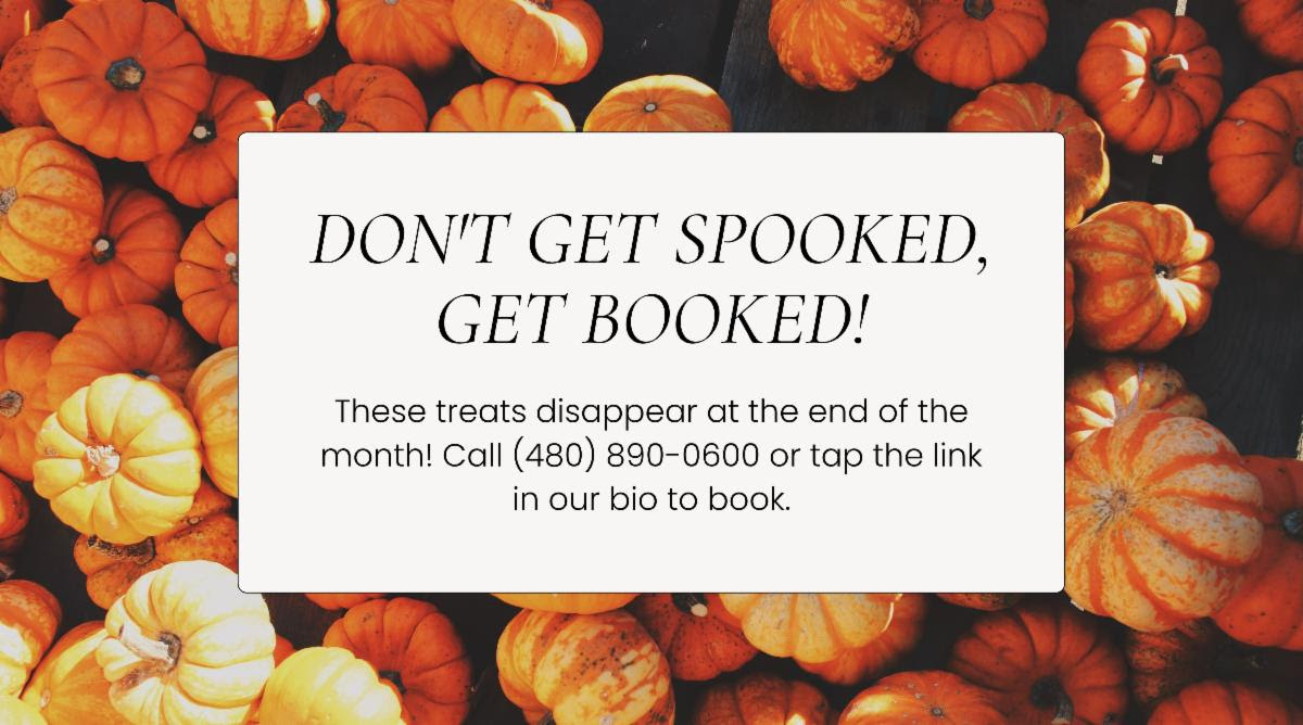 Don't Get Spooked, Get Booked!
